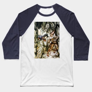 The Cask of Amontillado - Arthur Rackham for Edgar Allan Poe Baseball T-Shirt